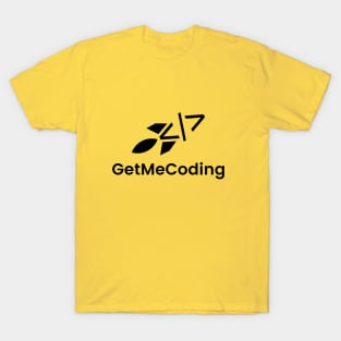 Get Me Coding Logo (black) Apparel T-Shirt